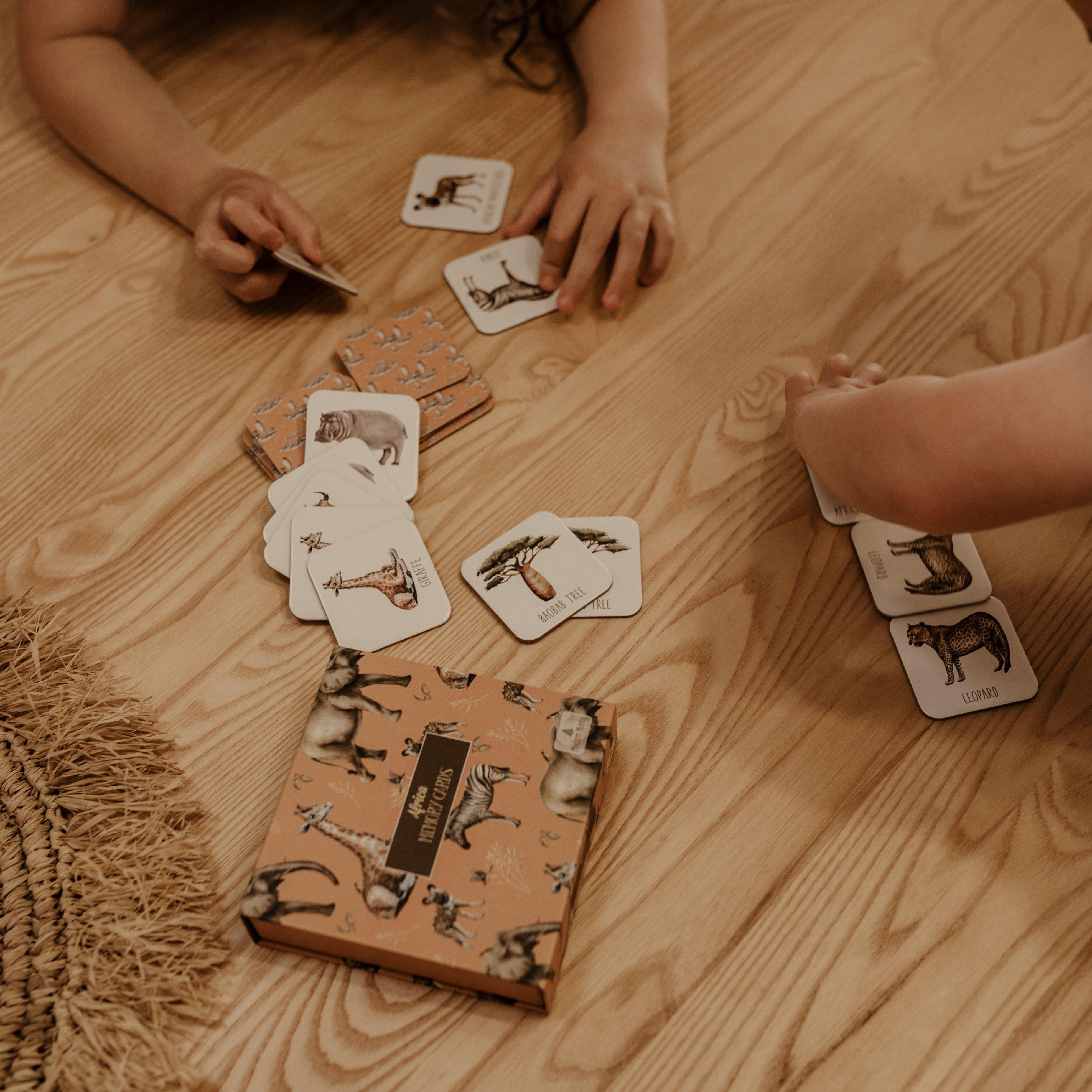 Africa Memory Card Game - The Little Je'EL.Co