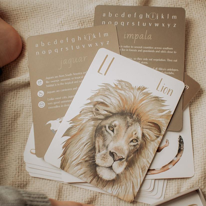 Animal Alphabet Flash Cards - The Little Je'EL.Co