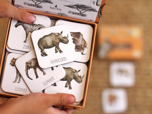 Africa Memory Card Game - The Little Je'EL.Co