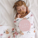 Load image into Gallery viewer, Poopy &amp; Musk Pink - Reversible Milestone Cards - The Little Je&#39;EL.Co
