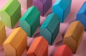 Rainbow House Blocks - The Little Je'EL.Co