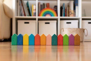 Rainbow House Blocks - The Little Je'EL.Co