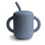 Load image into Gallery viewer, Mushie | Silicone Training Cup + Straw
