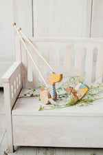 Load image into Gallery viewer, Duck Push Toy - Blue - The Little Je&#39;EL.Co
