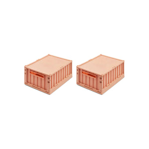 Weston Storage Box (Medium) With Lid - 2 pack