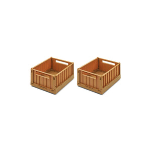 Weston Storage Box (Small) With Lid - 2 pack