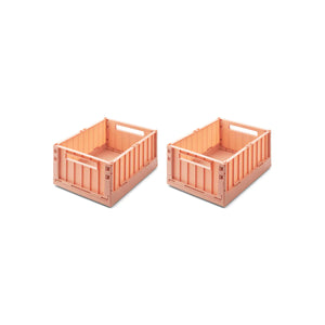 Weston Storage Box (Medium) With Lid - 2 pack