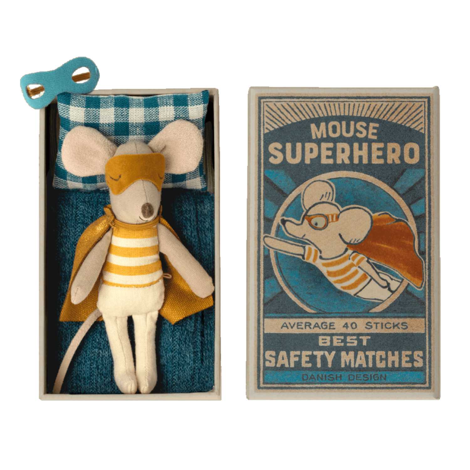 Mouse Super Hero Little Brother In Box