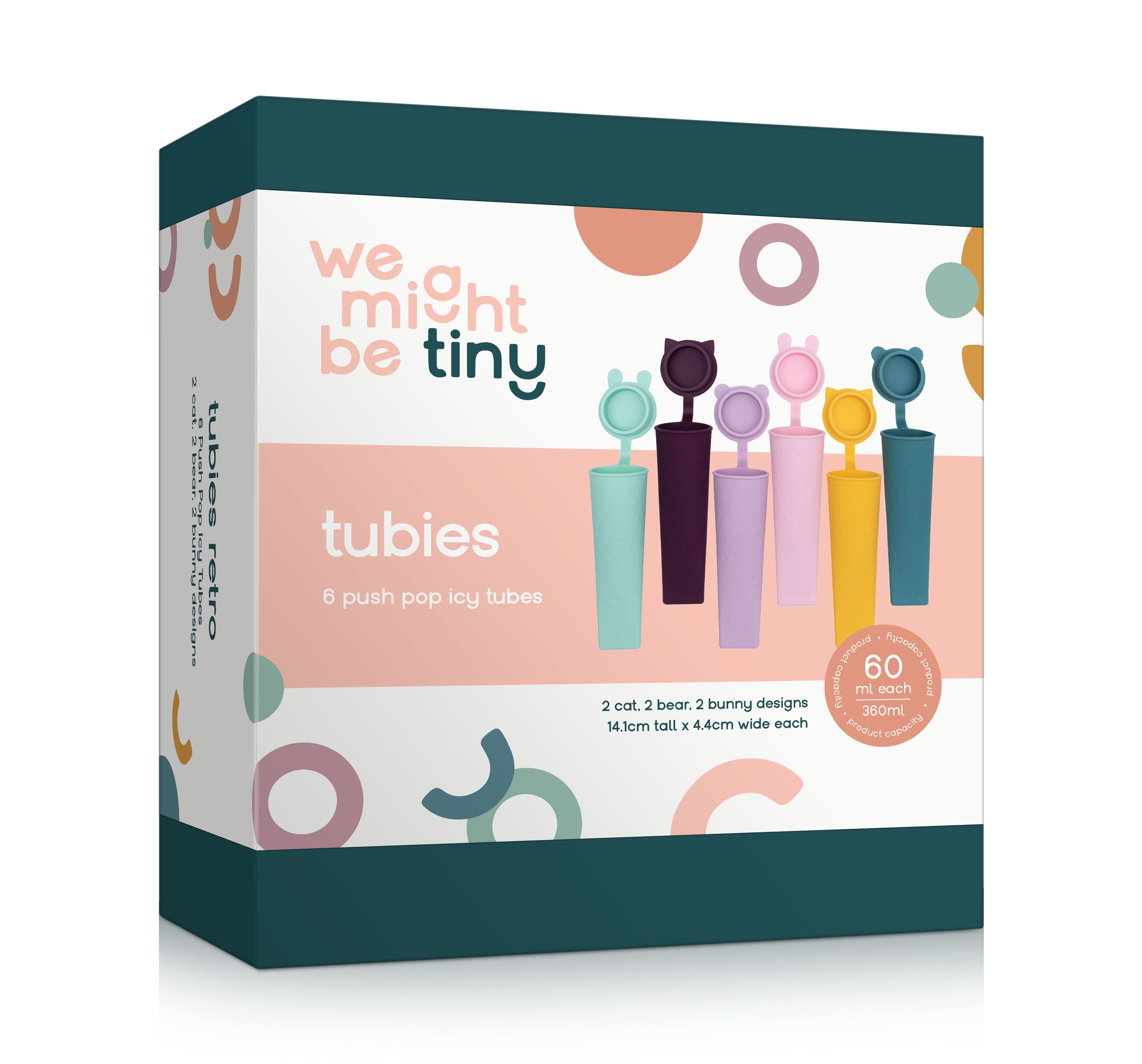 Tubies - Silicone Push Up Ice Block Moulds