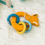 Load image into Gallery viewer, Fox Wooden Rattle | Le Voyage d&#39;Olga - The Little Je&#39;EL.Co
